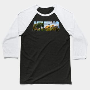 ATHENS - Acropolis at Sunset Greece Baseball T-Shirt